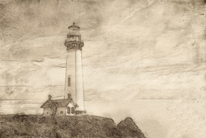 Picture of LIGHTHOUSE SEPIA