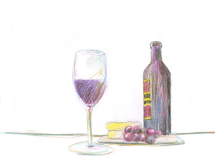 Picture of A GLASS OF VINO