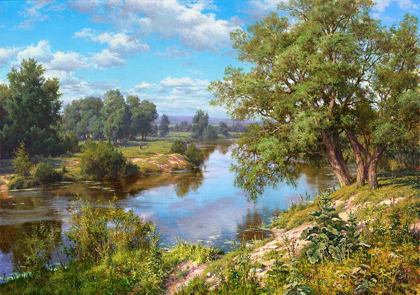 Picture of LANDSCAPE WITH RIVER