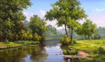 Picture of LANDSCAPE WITH DUCKS