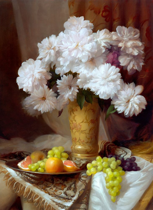 Picture of STILL-LIFE WITH A PEONIES