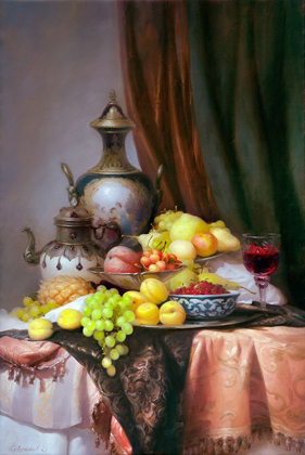 Picture of STILL-LIFE WITH CHINESE TEAPOT
