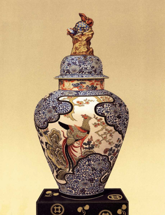 Picture of ORIENTAL BLUE VASE I