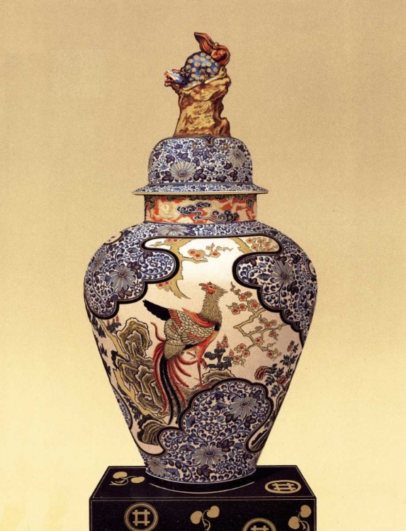 Picture of ORIENTAL BLUE VASE I