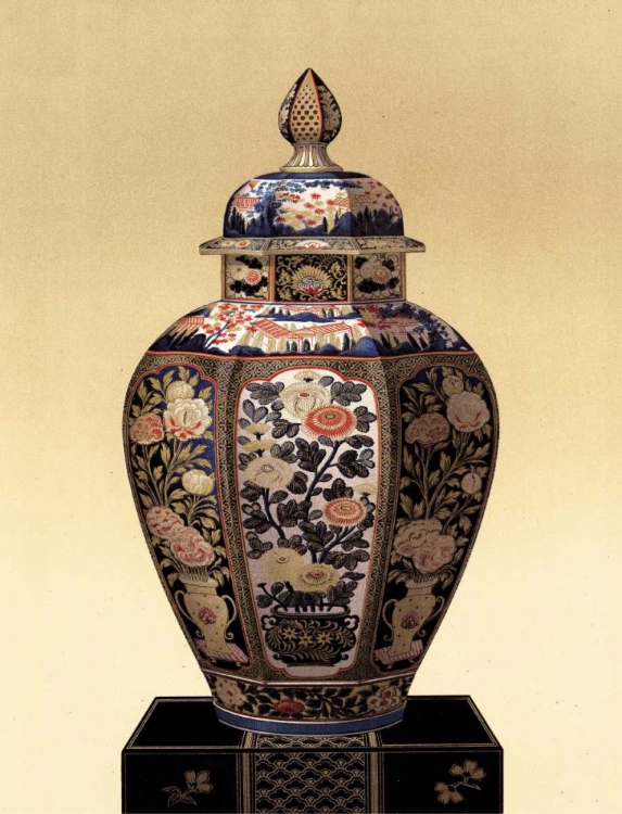 Picture of ORIENTAL BLUE VASE II