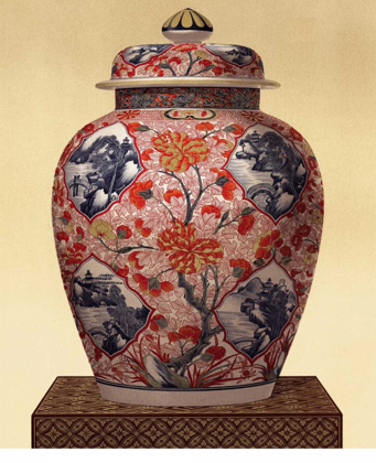 Picture of ORIENTAL BLUE VASE III