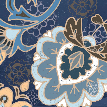 Picture of PAISLEY BLOSSOM BLUE II