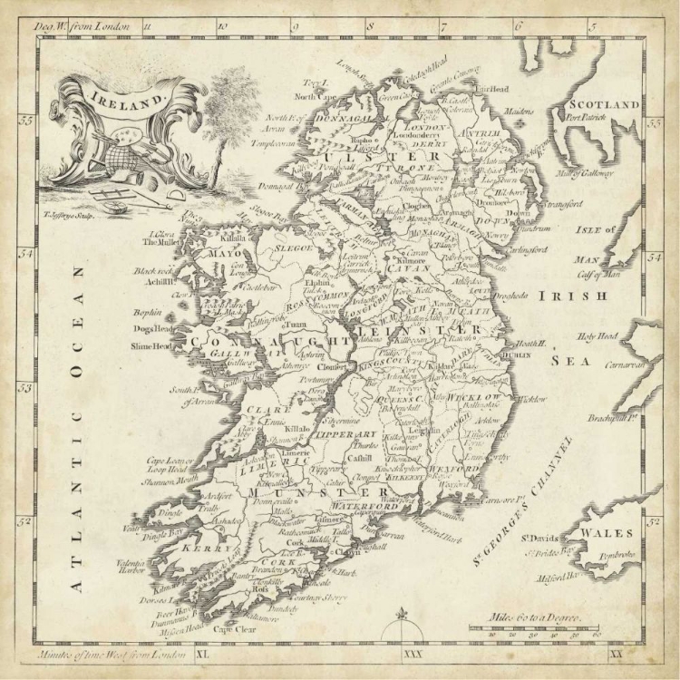 Picture of MAP OF IRELAND