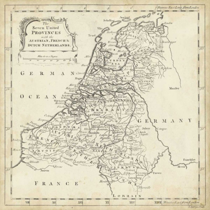 Picture of MAP OF NETHERLANDS