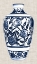 Picture of BLUE AND WHITE VASE IV