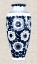 Picture of BLUE AND WHITE VASE V