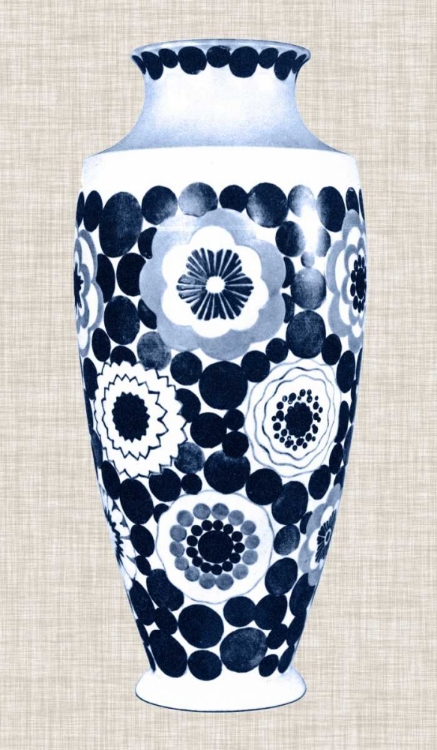 Picture of BLUE AND WHITE VASE V