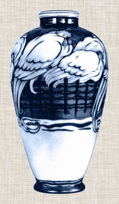Picture of BLUE AND WHITE VASE VI