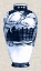 Picture of BLUE AND WHITE VASE VI