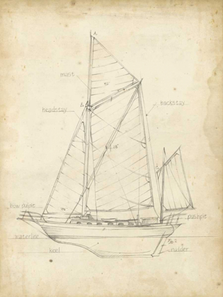 Picture of SAILBOAT BLUEPRINT V