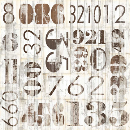 Picture of WEATHERED NUMBERS I