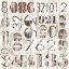 Picture of WEATHERED NUMBERS I