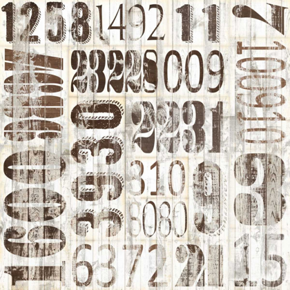 Picture of WEATHERED NUMBERS II