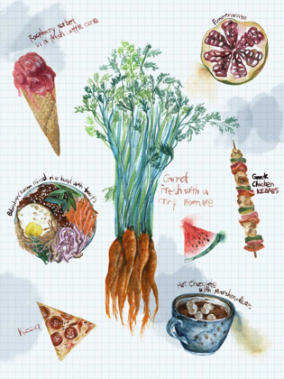 Picture of FOOD SKETCHES I