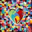 Picture of MOSAIC HEART I