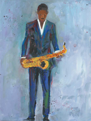 Picture of SAX IN A BLUE SUIT