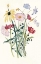 Picture of WILDFLOWER WATERCOLOR I