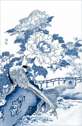 Picture of BLUE AND WHITE ASIAN GARDEN II