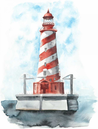 Picture of WATERCOLOR LIGHTHOUSE IV