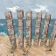 Picture of BEACH SCENE TRIPTYCH I