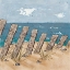 Picture of BEACH SCENE TRIPTYCH II