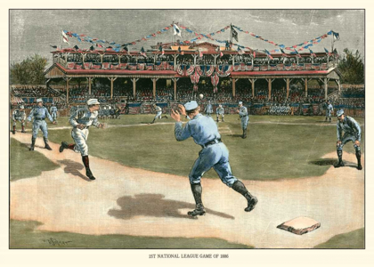 Picture of NATIONAL LEAGUE GAME 1886