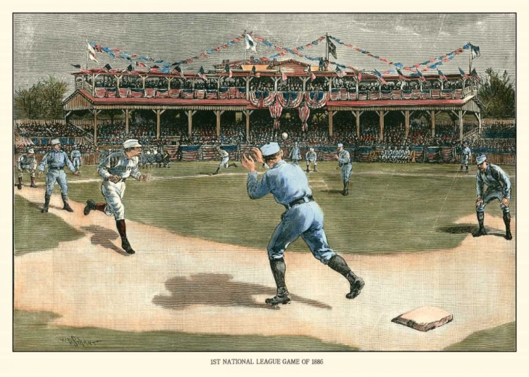 Picture of NATIONAL LEAGUE GAME 1886