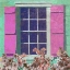 Picture of WINDOW FLORAL II