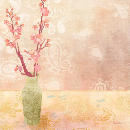 Picture of VASE OF CHERRY BLOSSOMS I
