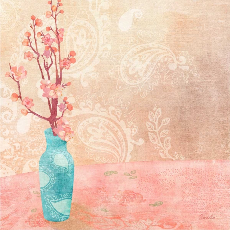 Picture of VASE OF CHERRY BLOSSOMS II