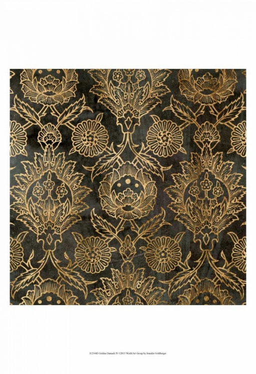 Picture of GOLDEN DAMASK IV