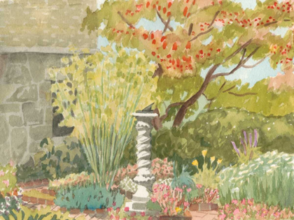 Picture of WATERCOLOR GARDEN I