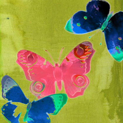 Picture of SATURATED BUTTERFLIES II