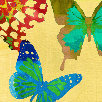 Picture of SATURATED BUTTERFLIES III
