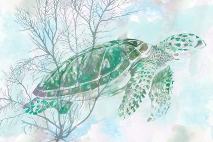 Picture of WATERCOLOR SEA TURTLE I