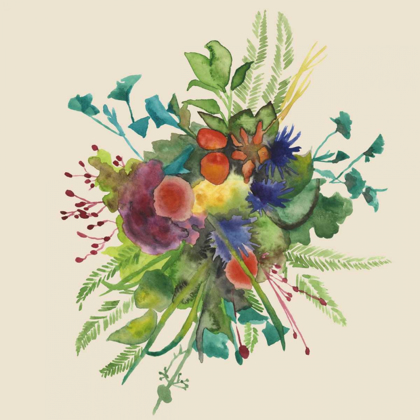 Picture of WATERCOLOR FLORAL SPRAY III