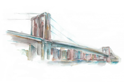 Picture of WATERCOLOR BRIDGE SKETCH II