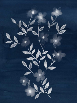Picture of FLOWER CYANOTYPE I