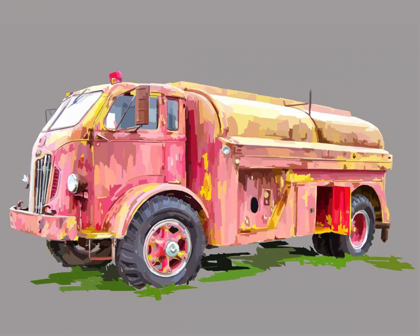Picture of PAINTERLY FIRETRUCK