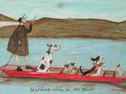 Picture of WOOFING ALONG ON THE RIVER