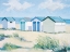 Picture of BEACH  HUTS ON A BRIGHT DAY
