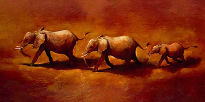 Picture of THREE AFRICAN ELEPHANTS