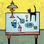 Picture of CAT AND FISH SUPPER