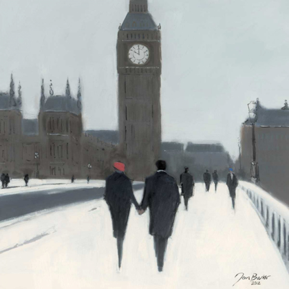 Picture of BIG BEN, RED BERET AND SNOW
