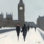 Picture of BIG BEN, RED BERET AND SNOW